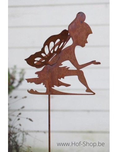 Elfje - metalen figuur in ecoroest (MD14165)