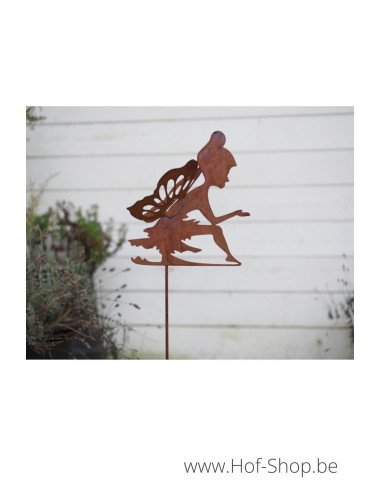 Elfje - metalen figuur in ecoroest (MD14165)