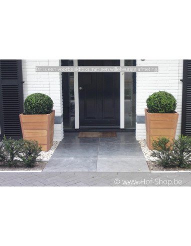 Tap 60 x 60 x 85 cm - Jardinière Adezz en bois dur