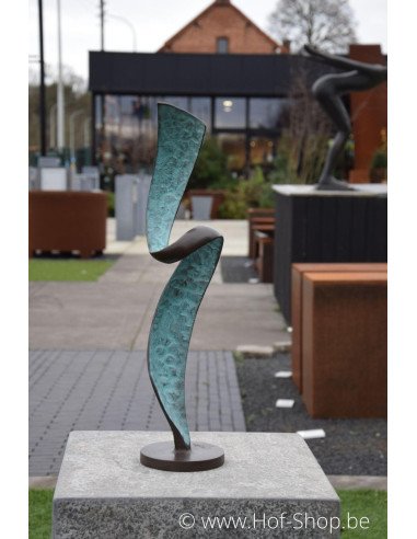 Moderne sculptuur 'Helix' - bronzen beeld (AN1546BR-HP)