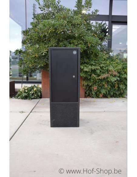 Cobox 8 Divo Aspect bois Nero - boîte aux lettres en granit