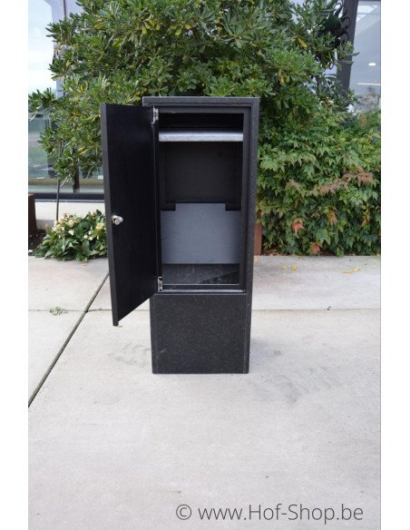 Cobox 8 Divo Aspect bois Nero - boîte aux lettres en granit