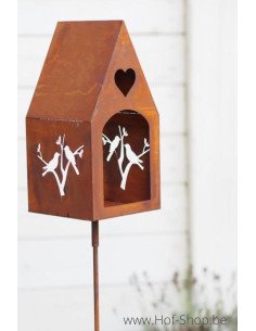 Mangeoire pour Oiseaux Ecorouille - figurine en métal Ecorouille (MD14185)