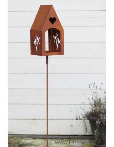 Mangeoire pour Oiseaux Ecorouille - figurine en métal Ecorouille (MD14185)