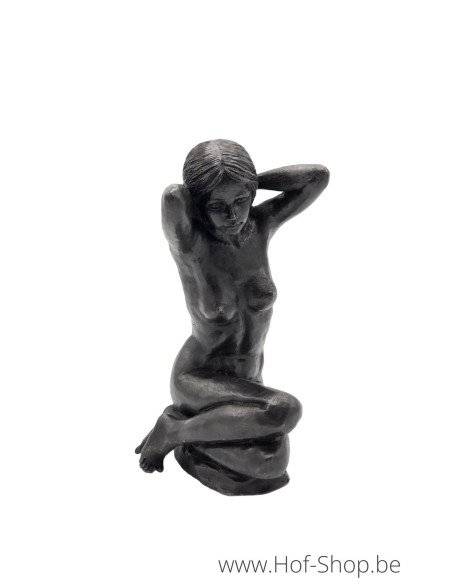 Assise nue - statue en bronze (BS0759B)