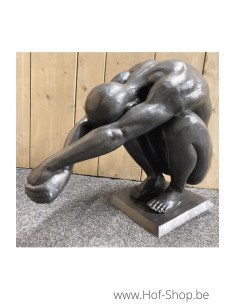 Plongeur - statue en bronze (B1300)