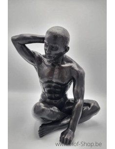 Naakte man - bronzen beeld (BS1480B)