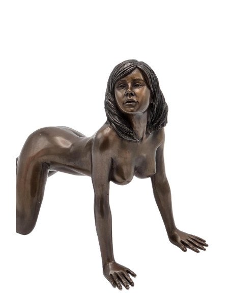 Allongée nue - statue en bronze (BS0999B)