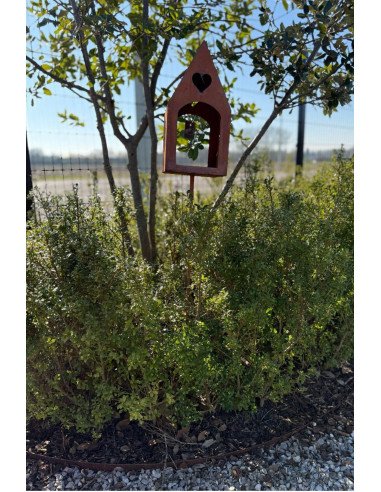 Mangeoire pour Oiseaux Ecorouille - figurine en métal Ecorouille (MD14185)