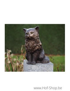 Chat Persan - statue en bronze (BS1459B)