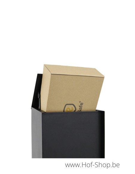 Parcelbox L RAL 9005 - eSafe pakketbus plaatstaal