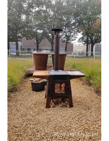 MODÈLE D'EXPOSITION Damm avec accessoires - Forno Cooking en acier corten