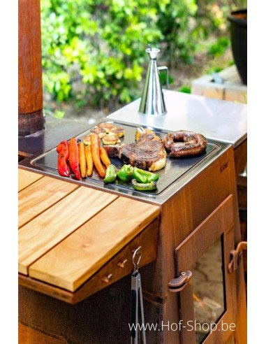 MODÈLE D'EXPOSITION Damm avec accessoires - Forno Cooking en acier corten