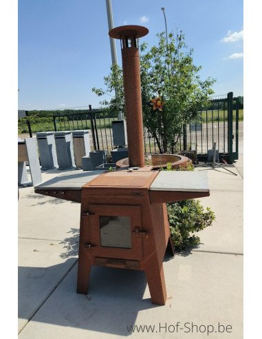 MODÈLE D'EXPOSITION Damm avec accessoires - Forno Cooking en acier corten