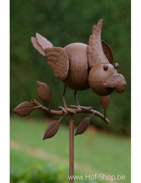 Oiseau Mouvant Sur Tige - figurine en métal (MD13285)