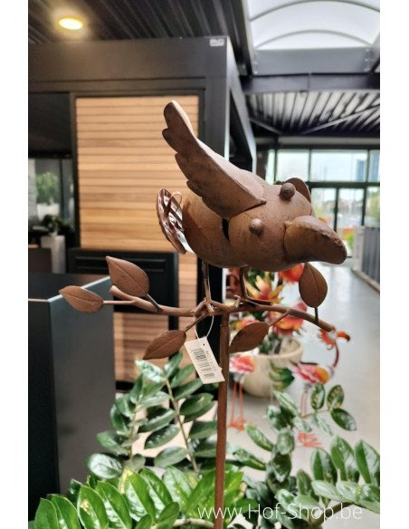 Oiseau Mouvant Sur Tige - figurine en métal (MD13285)