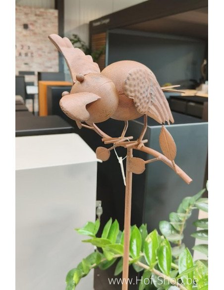 Oiseau Mouvant Sur Tige - figurine en métal (MD13285)