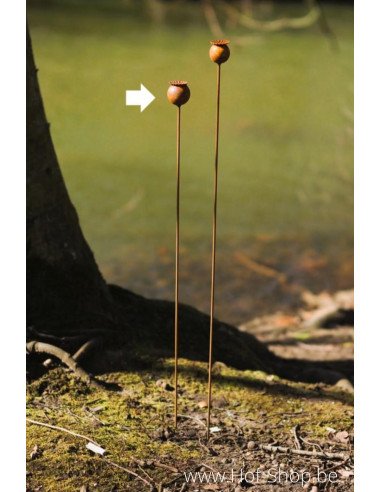 Coquelicot 3,5 cm - figurine en métal Ecorouille (MD70013)