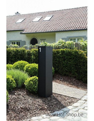 OUTLET Fenix Top Medium RAL 9005 - boîte à colis eSafe aluminium