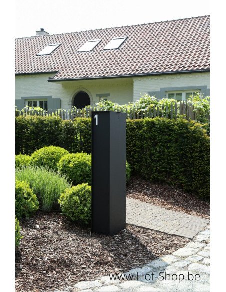 OUTLET Fenix Top Medium RAL 9005 - boîte à colis eSafe aluminium