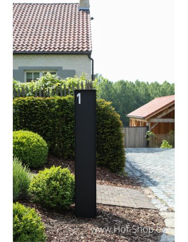 OUTLET Fenix Top Medium RAL 9005 - boîte à colis eSafe aluminium