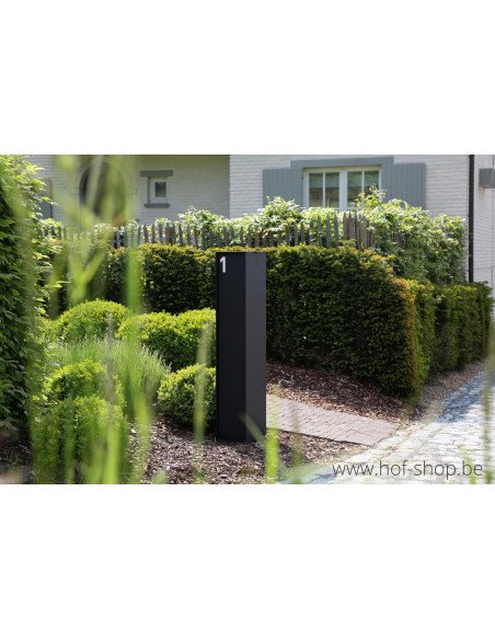 OUTLET Fenix Top Medium RAL 9005 - boîte à colis eSafe aluminium