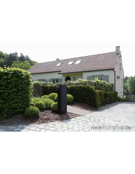 OUTLET Fenix Top Medium RAL 9005 - boîte à colis eSafe aluminium