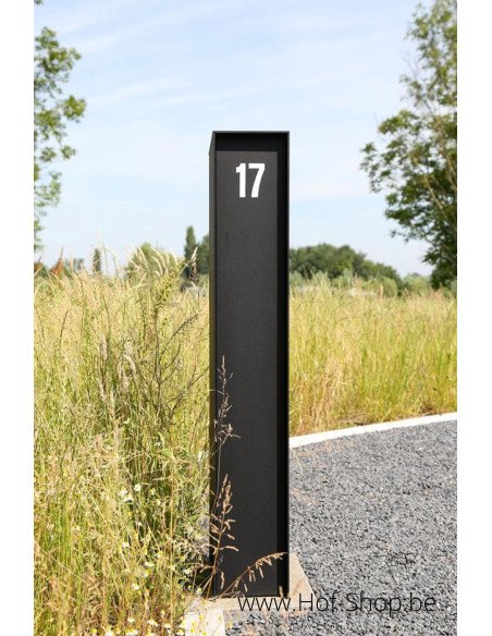 OUTLET Fenix Top Medium RAL 9005 - boîte à colis eSafe aluminium