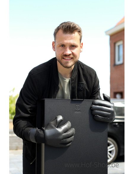 OUTLET Fenix Top Medium RAL 9005 - boîte à colis eSafe aluminium