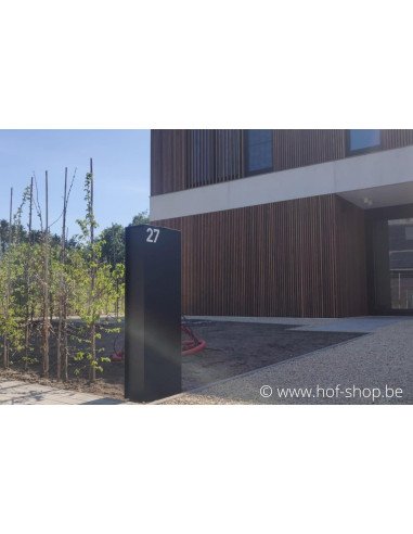 OUTLET Fenix Top Medium RAL 9005 - boîte à colis eSafe aluminium