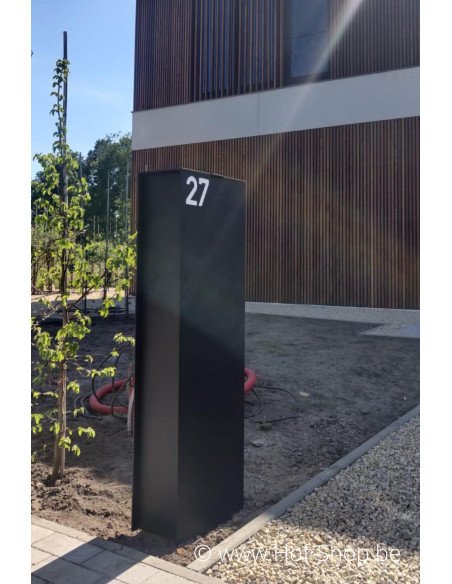 OUTLET Fenix Top Medium RAL 9005 - boîte à colis eSafe aluminium