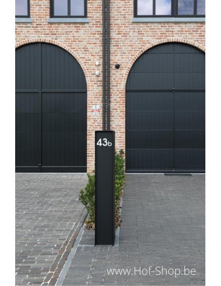 OUTLET Fenix Top Medium RAL 9005 - boîte à colis eSafe aluminium