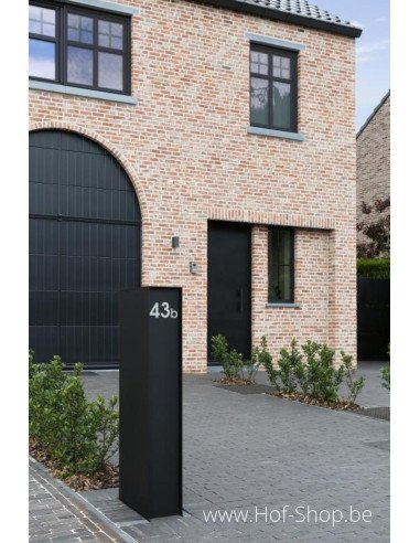 OUTLET Fenix Top Medium RAL 9005 - boîte à colis eSafe aluminium