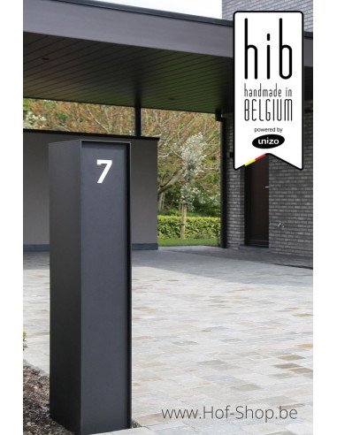 OUTLET Fenix Top Medium RAL 9005 - boîte à colis eSafe aluminium