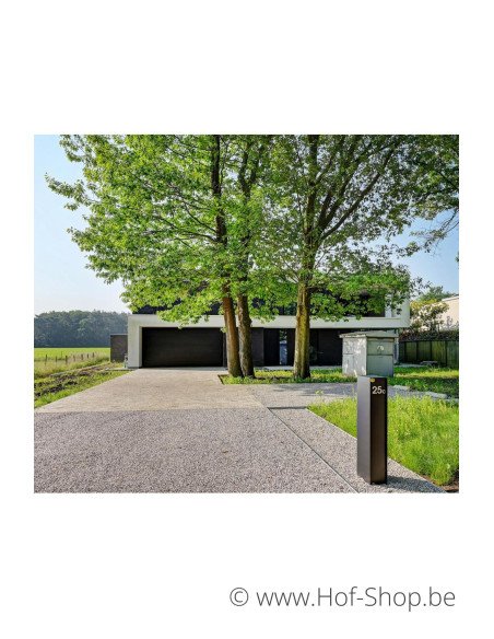 OUTLET Fenix Top Medium RAL 9005 - boîte à colis eSafe aluminium