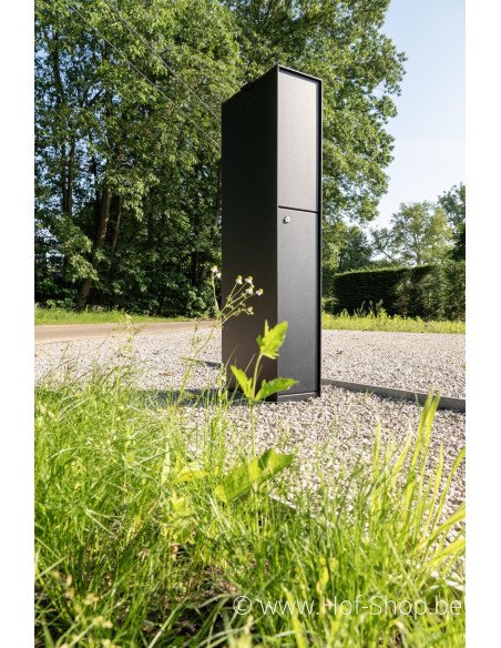 OUTLET Fenix Top Medium RAL 9005 - boîte à colis eSafe aluminium