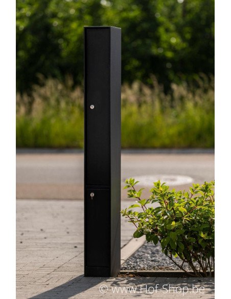 Fenix RAL 9005 - Boîte aux lettres Albo aluminium