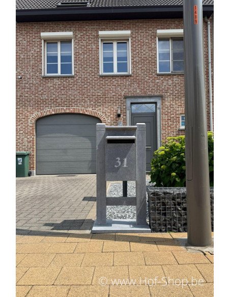 M-Box L - boîte aux lettres en pierre bleue