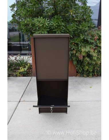 Dropbox Small supranodic brown Back Door - eSafe boîte à colis aluminium