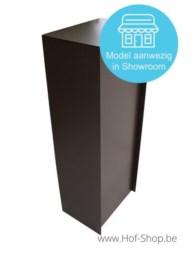 Dropbox Small supranodic brown Back Door - eSafe pakketbus aluminium