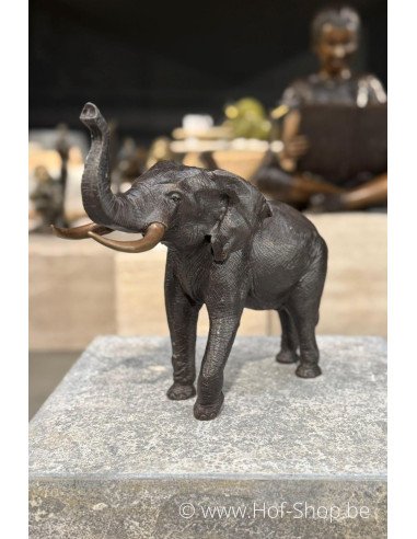 Olifant 36 cm - bronzen beeld (AN1310BR-B)