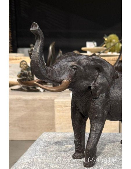 Olifant 36 cm - bronzen beeld (AN1310BR-B)