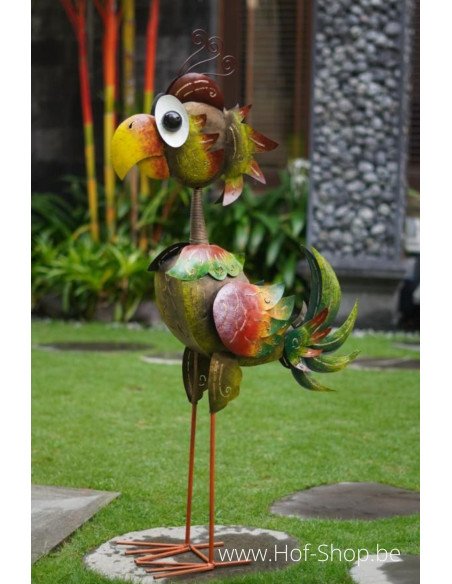 Grappige vogel - metalen figuur (MD16248)