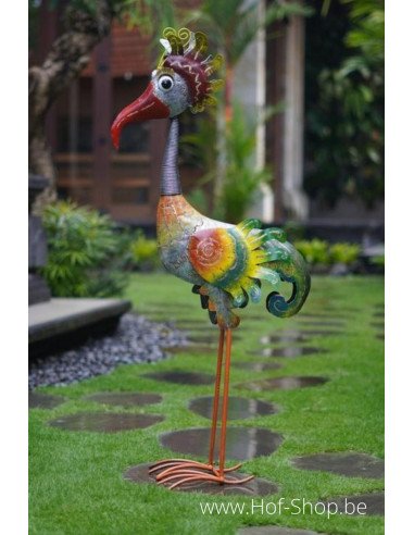 Grappige vogel - metalen figuur (MD16247)