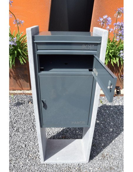 OUTLET Milano Parcel Anthracite - boîte à colis VASP en pierre blue