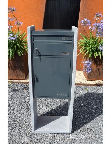 OUTLET Milano Parcel Anthracite - boîte à colis VASP en pierre blue