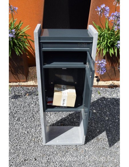 OUTLET Milano Parcel Anthracite - boîte à colis VASP en pierre blue