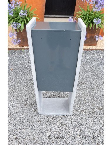 OUTLET Milano Parcel Anthracite - boîte à colis VASP en pierre blue