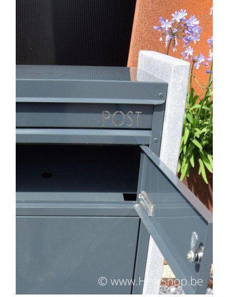 OUTLET Milano Parcel Anthracite - boîte à colis VASP en pierre blue