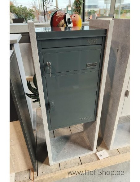 OUTLET Milano Parcel Anthracite - boîte à colis VASP en pierre blue